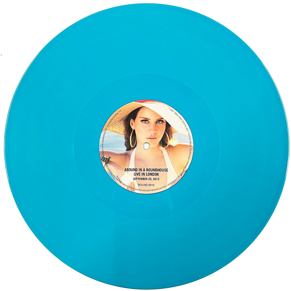 LANA DEL REY LP Around In A Roundhouse (Blue Turquoise Coloured Vinyl)