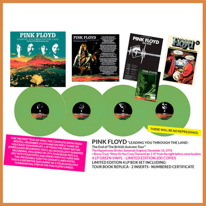 PINK FLOYD BOX SET 4xLP Leading You Through The Land (Green Colour 200 Copies)