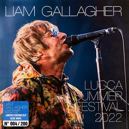 LIAM GALLAGHER 2xLP Lucca Summer Festival 2022 (Blue Coloured Numbered)