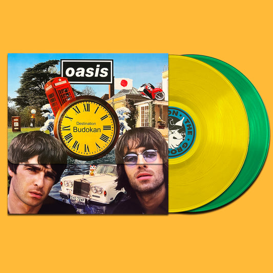 OASIS 2xLP Destination Budokan (Green & Yellow Coloured), 320 Numbered Copies