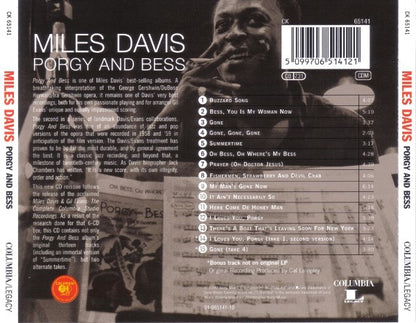 MILES DAVIS CD Porgy And Bess (+ Bonus Tracks)