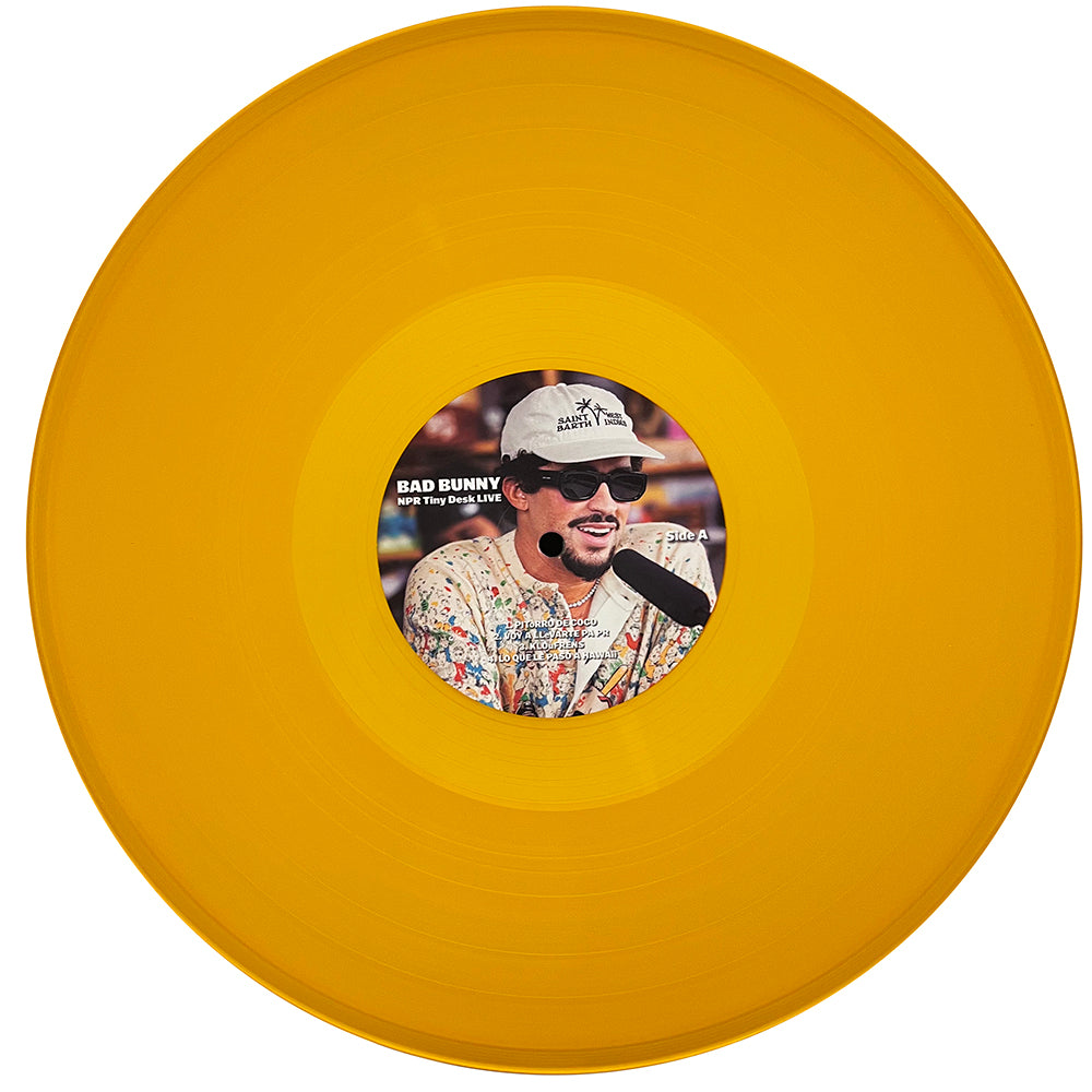 BAD BUNNY LP NPR Music Tiny Desk Live (Orange Translucid Colour Vinyl) + Poster