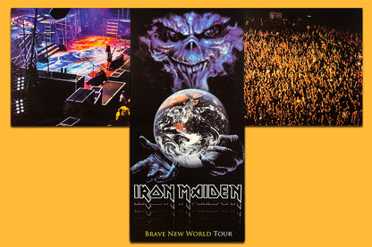 IRON MAIDEN 3xLP Scream for me Essen (Crystal Orange Colour 320 Numbered Copies)