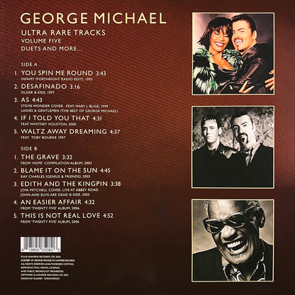 GEORGE MICHAEL LP Ultra Rare Tracks - Volume Five - Duets And More... (White)