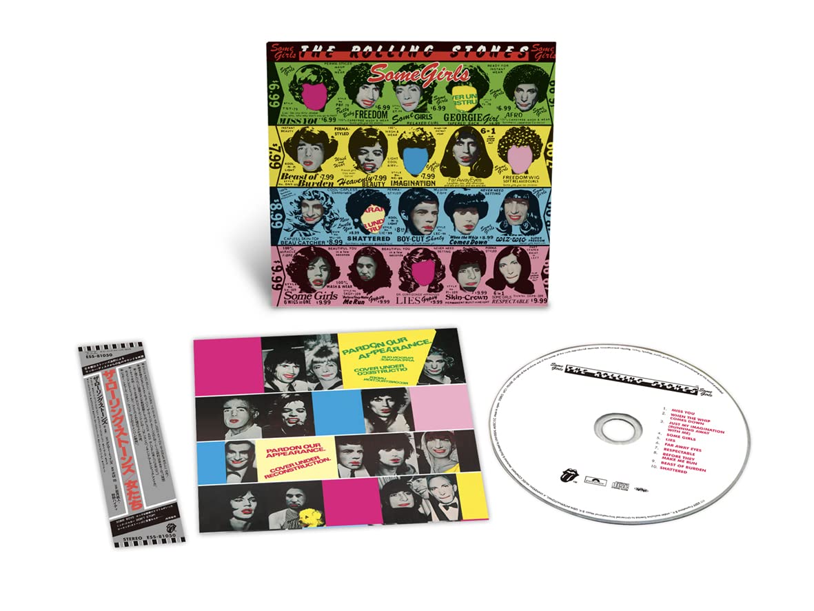 ROLLING STONES CD Some Girls (Remastered Japan SHM-CD) Die Cut Cover