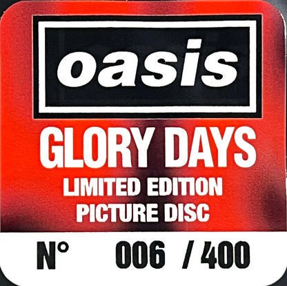 OASIS LP Glory Days (Picture Disc 400 Numbered Copies) with Insert