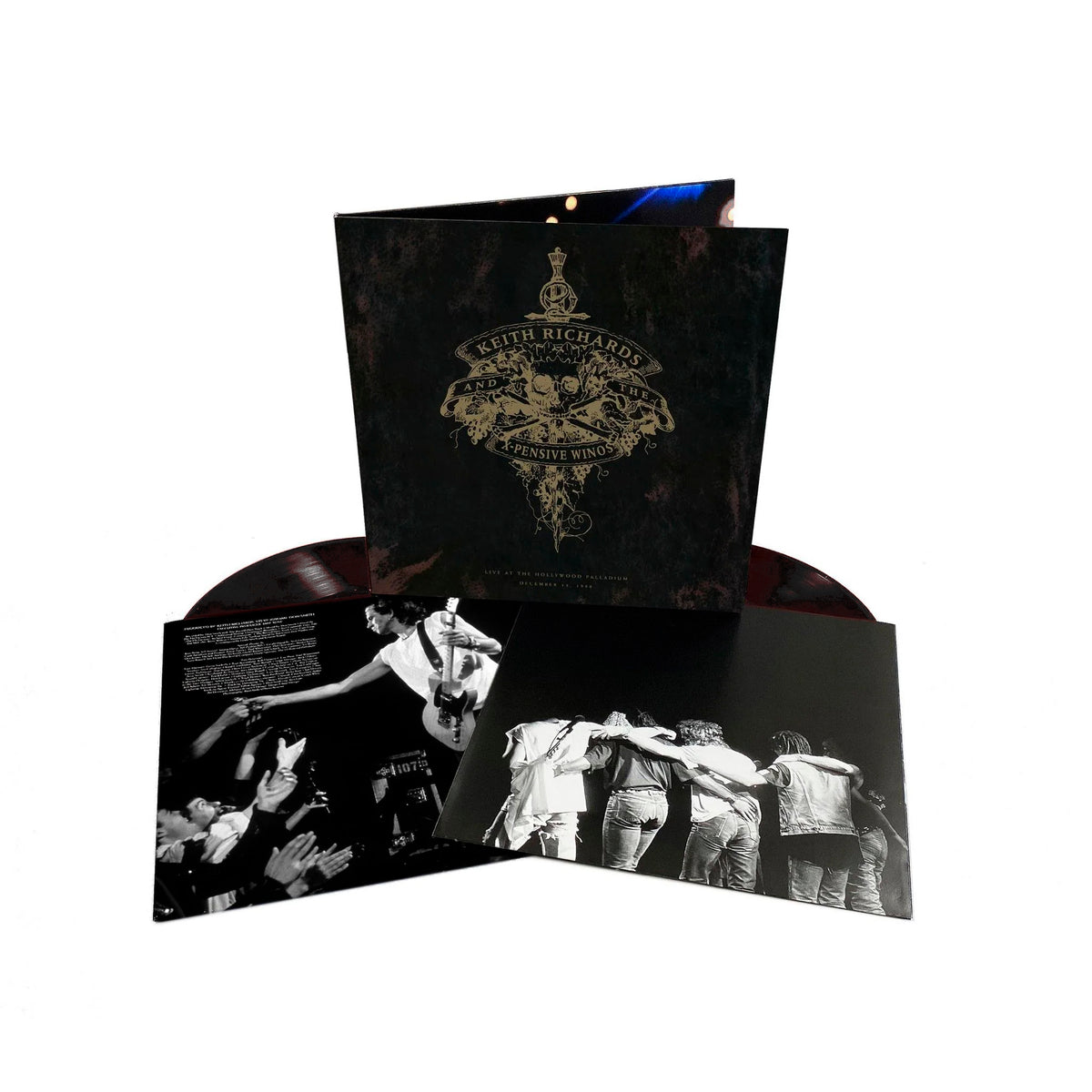 KEITH RICHARDS AND THE X-PENSIVE WINOS 2xLP Live At The Hollywood Palladium 1988