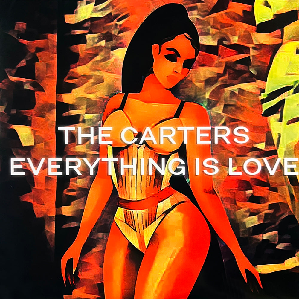 JAY-Z & BEYONCE (THE CARTERS) LP Everything is Love (White Colour) with Poster