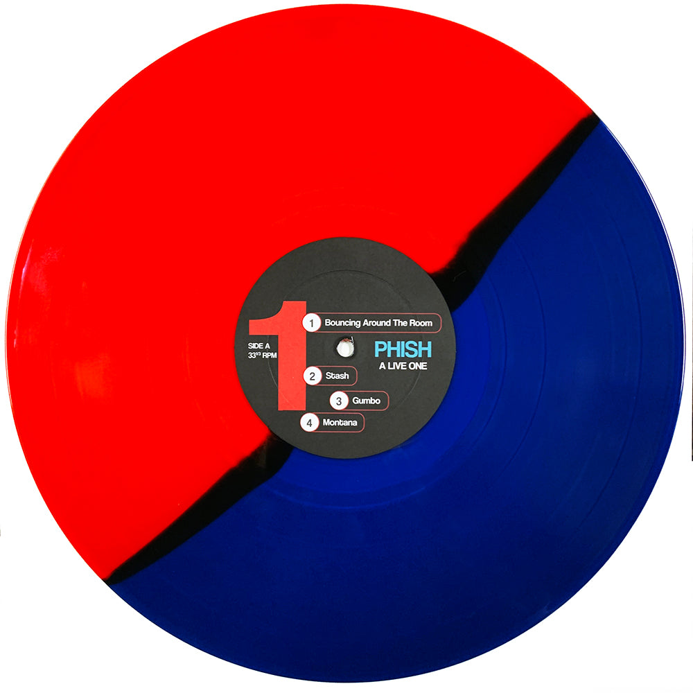 PHISH 3xLP A Live One (Split Red & Blue Coloured Vinyls)
