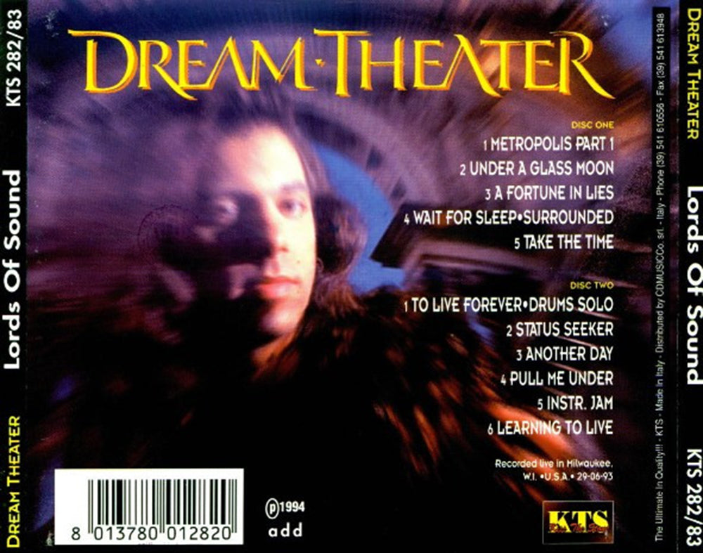 DREAM THEATER 2xCD Lords Of Sound