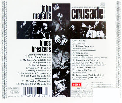 JOHN MAYALL CD Crusade