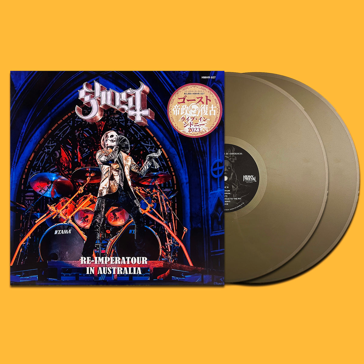 GHOST 2xLP Re-imperatour in Australia (Gold Coloured Vinyls) + Poster