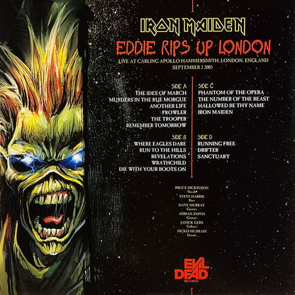 IRON MAIDEN 2xLP Eddie Rips Up London (Yellow Translucid Coloured Vinyls)