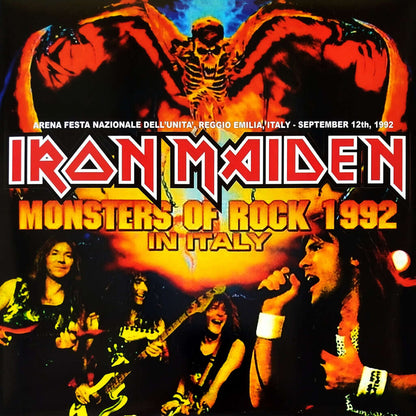 IRON MAIDEN 2xLP Monsters Of Rock 1992 In Italy (Red Coloured Vinyls)