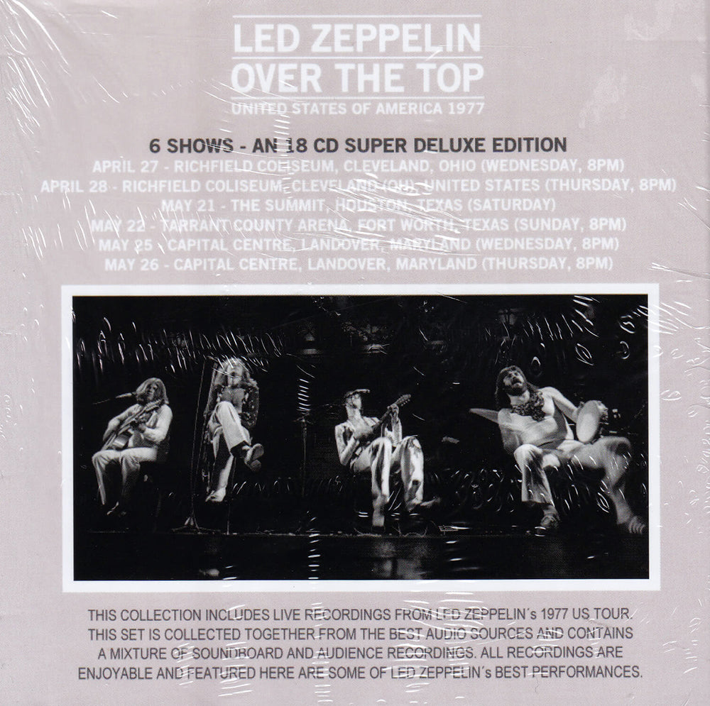 LED ZEPPELIN BOX SET 18xCD Over The Top - United States Of America 1977