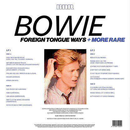 DAVID BOWIE 2xLP Foreign Tongue Ways + More Rare (Coloured Vinyls)