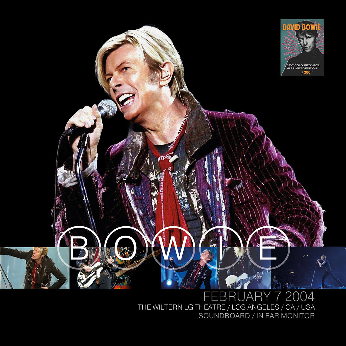DAVID BOWIE 4xLP BOX SET The Wiltern LG Theatre Los Angeles 2004 (Colour Vinyls)
