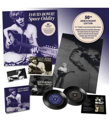 DAVID BOWIE BOX SET 2x7 Space Oddity 50th Anniversary Edition