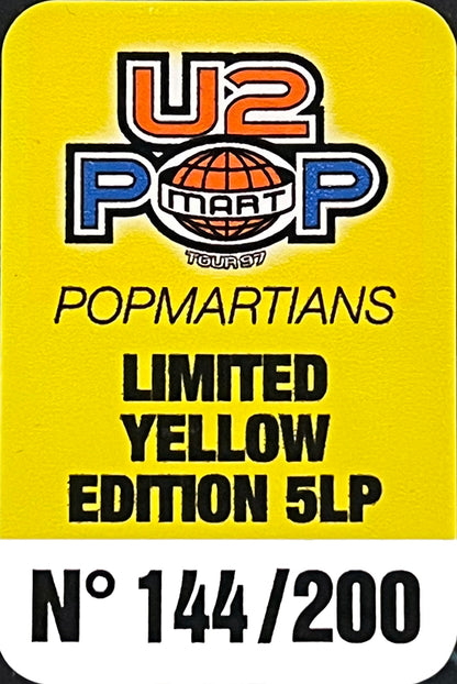 U2 BOX SET 5xLP Popmartians (Yellow Coloured Numbered 200 Copies)