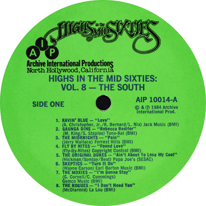 VARIOS LP Highs In The Mid Sixties Volume 8: The South