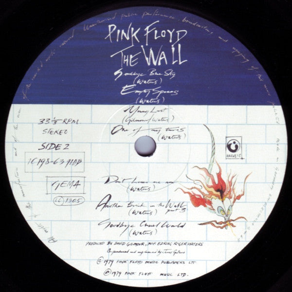 PINK FLOYD 2xLP The Wall (180 Gram Heavyweight Vinyls) Gatefold Cover