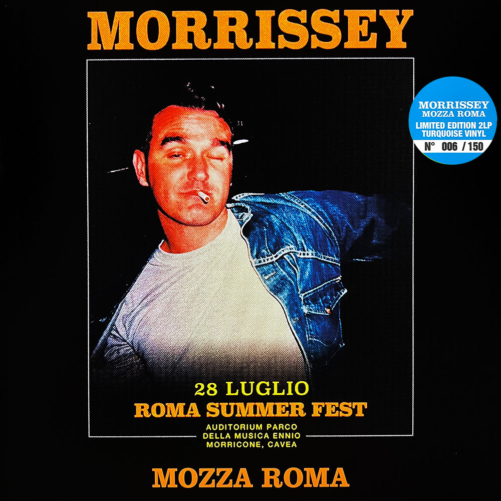 MORRISSEY 2xLP Mozza Roma (Turquoise Coloured Vinyls) 150 Numbered Copies