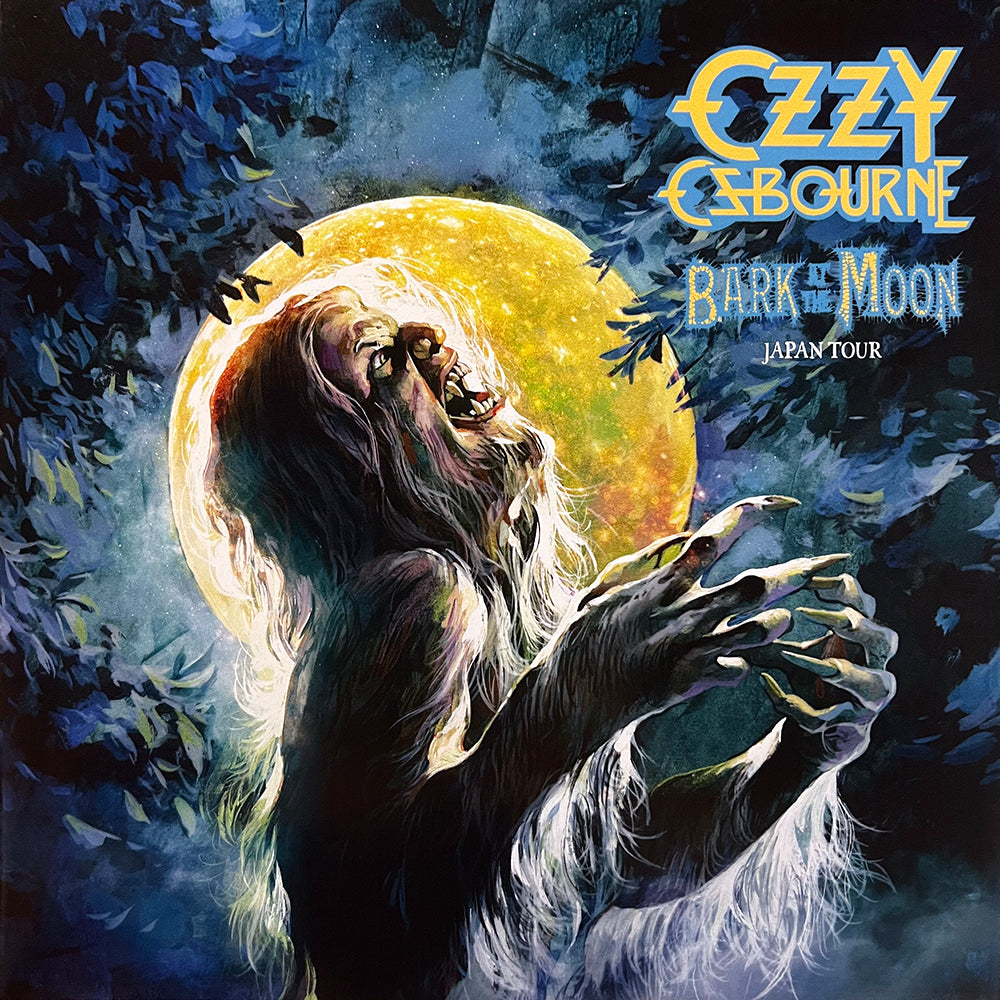 OZZY OSBOURNE 2xLP Bark At The Moon Japan Tour (Blue Darkness Coloured Vinyls)