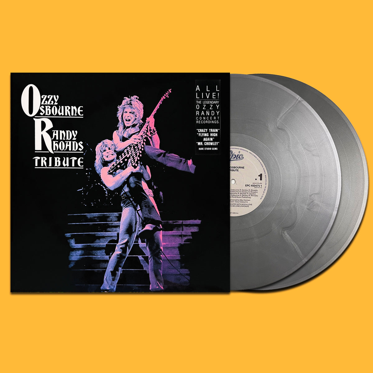 OZZY OSBOURNE 2xLP Randy Rhoads Tribute (Silver Coloured Vinyls)