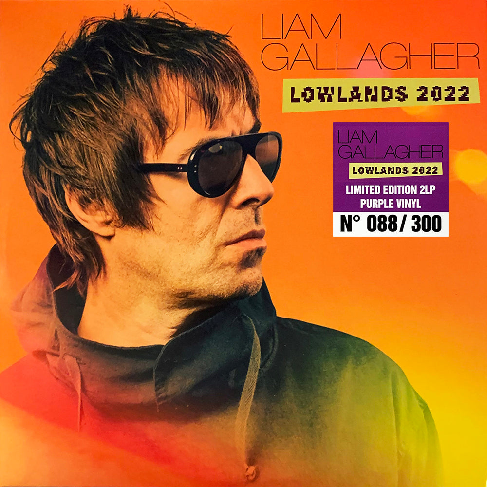 LIAM GALLAGHER 2xLP Lowlands 2022 (Purple Coloured Numbered Vinyls)