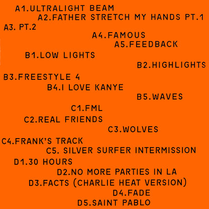 KANYE WEST 2xLP The Life Of Pablo (Orange Coloured Vinyls) Includes Saint Pablo
