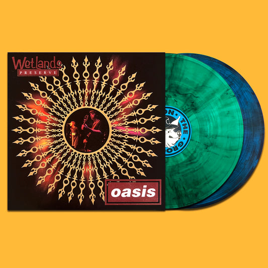OASIS 2xLP Wetlands Preserve (Blue & Green Smoked-Colored) 320 Numbered Copies
