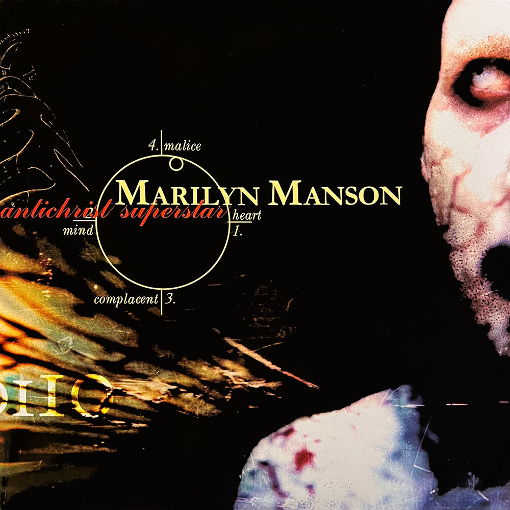 MARILYN MANSON 2xLP Antichrist Superstar (Red & White Splatter Coloured Vinyls)