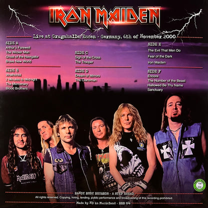 IRON MAIDEN 3xLP Scream for me Essen (Crystal Green Colour 320 Numbered Copies)