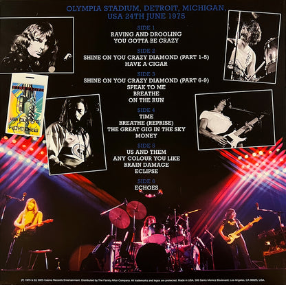 PINK FLOYD LP 3xLP Live At Olympia Stadium 1975 (Coloured 400 Numbered Copies)