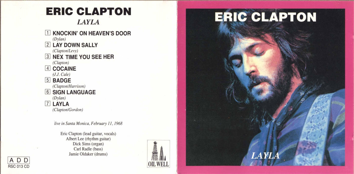 ERIC CLAPTON CD Layla