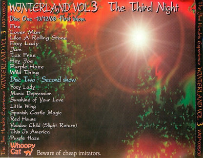 JIMI HENDRIX 2xCD Winterland Vol. 3