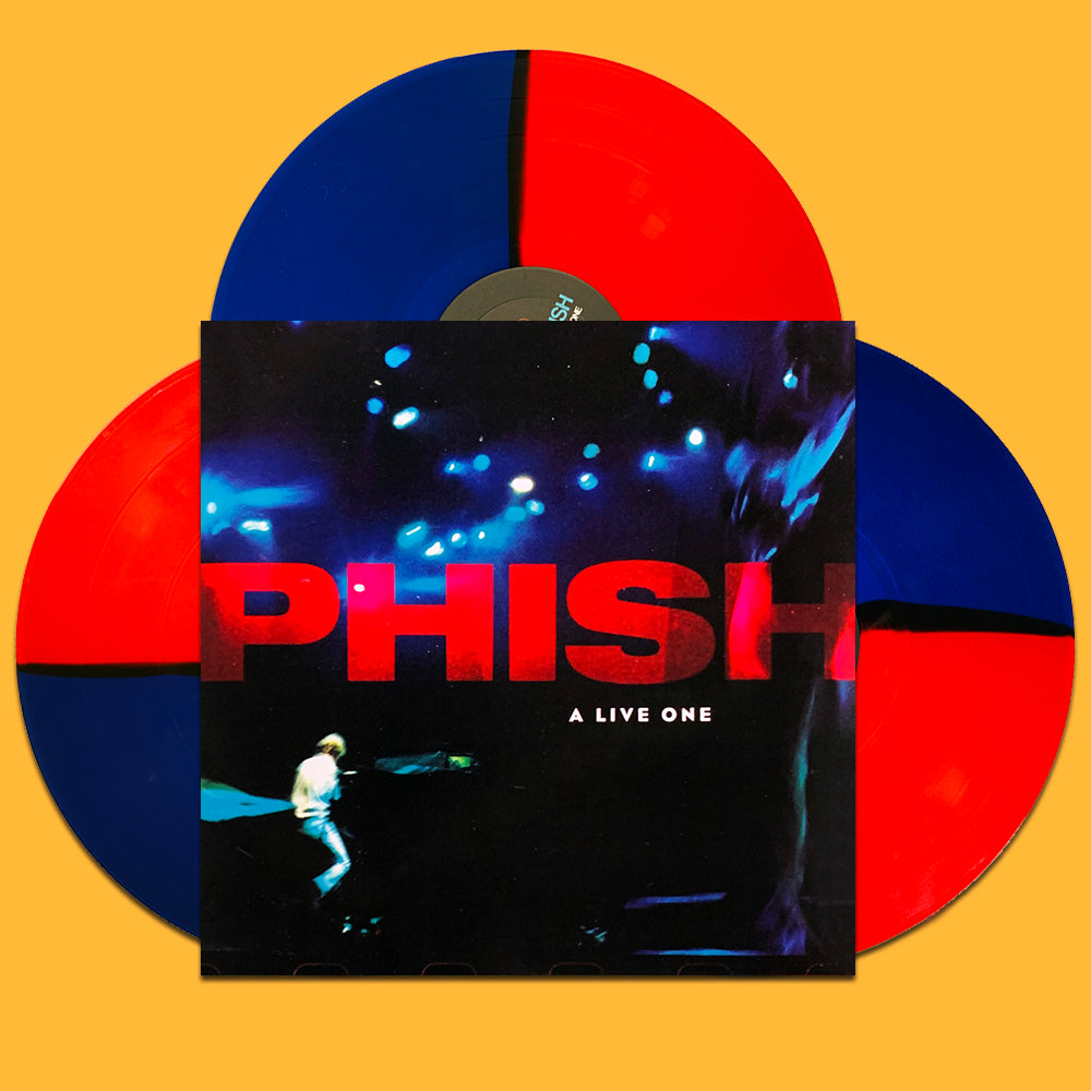 PHISH 3xLP A Live One (Split Red & Blue Coloured Vinyls)