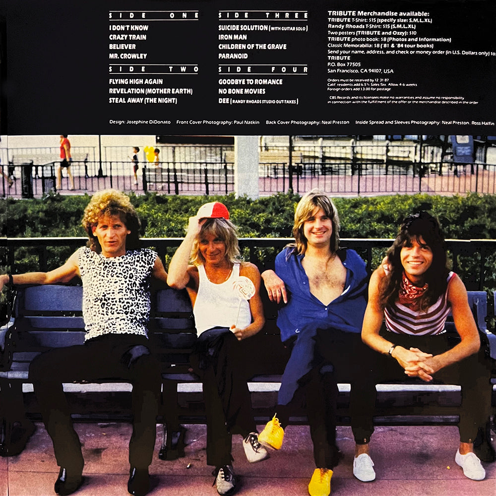OZZY OSBOURNE 2xLP Randy Rhoads Tribute (Silver Coloured Vinyls)