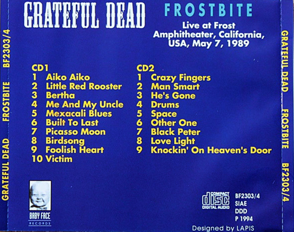 GRATEFUL DEAD 2xCD Frostbite