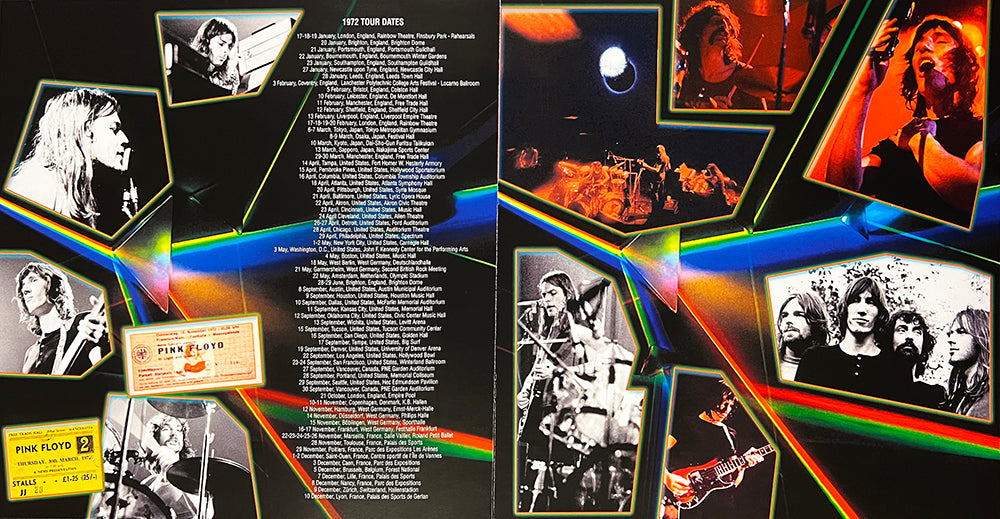 PINK FLOYD BOX SET 5xLP The 1972 Lunatic Chronicles (Green Mix Black 200 Copies)