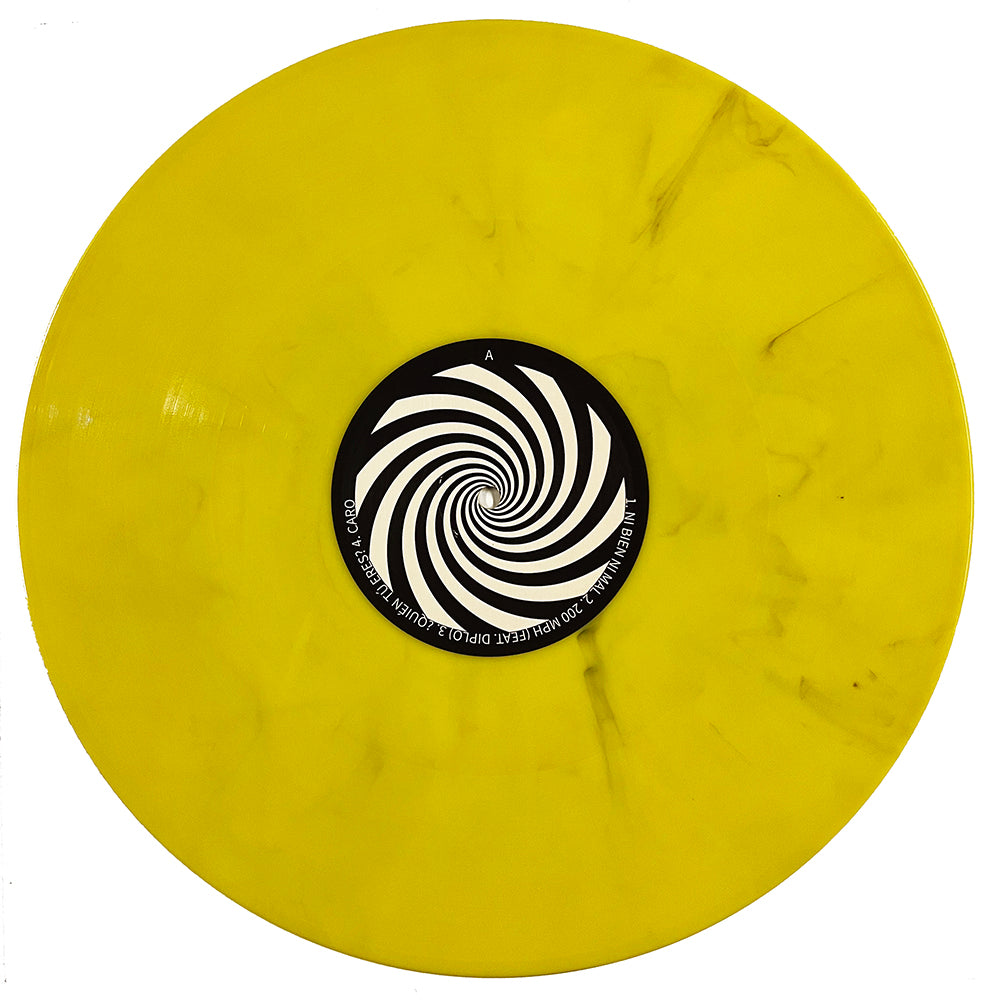BAD BUNNY 2xLP X100pre (Yellow Marbled Coloured Vinyls) with Poster