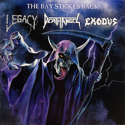 LEGACY / EXODUS / DEATH ANGEL LP The Bay Strikes Back (Galaxy Purple Coloured)