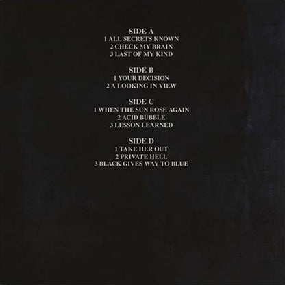 ALICE IN CHAINS 2xLP Black Gives Way To Blue (Silver Coloured Vinyls)