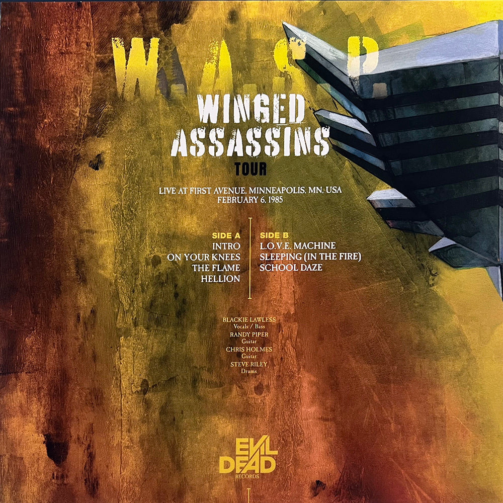 WASP LP Winged Assassins Tour (Orange Coloured Vinyl)