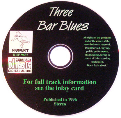 STEVIE RAY VAUGHAN CD Three Bar Blues