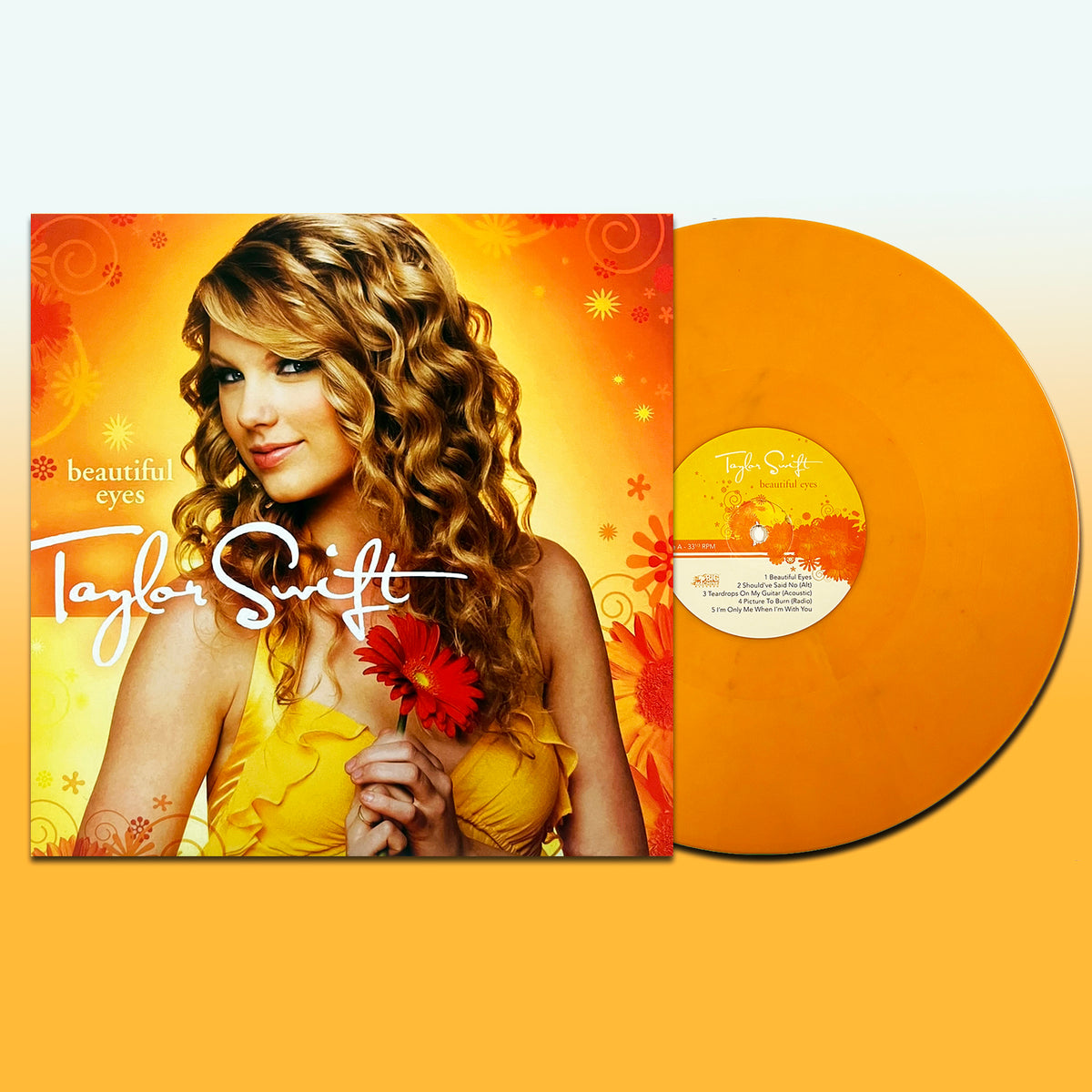 TAYLOR SWIFT LP Beautiful Eyes (Orange Coloured Vinyl)