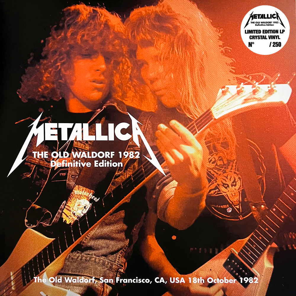 METALLICA LP The Old Waldorf 1982 Definitive Edition (Crystal Colour) PROMO