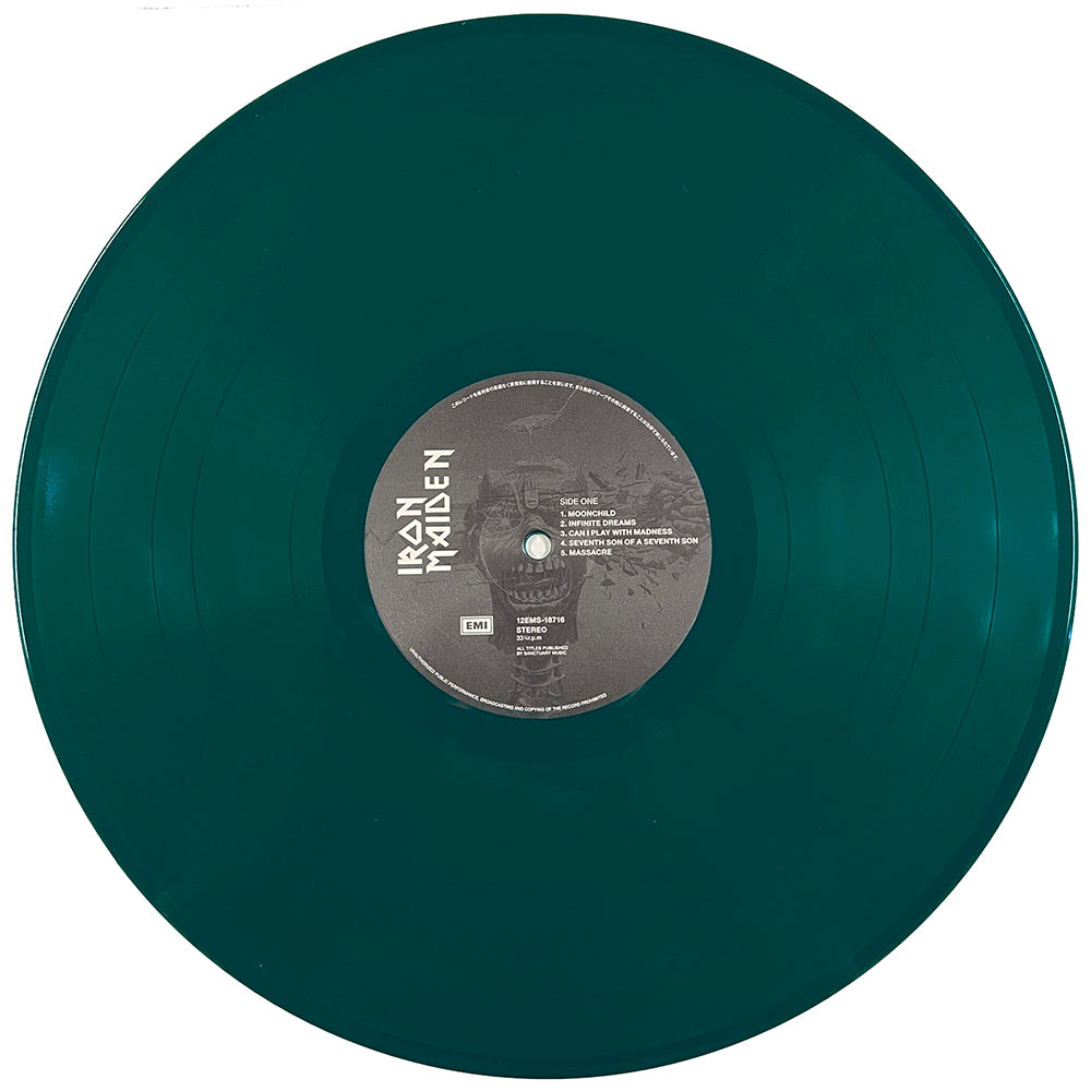 IRON MAIDEN LP Can I Play With Madness + Live Seattle 1988 (Green Colour) OBI