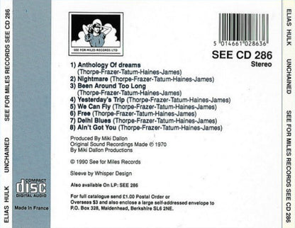 ELIAS HULK CD Unchained
