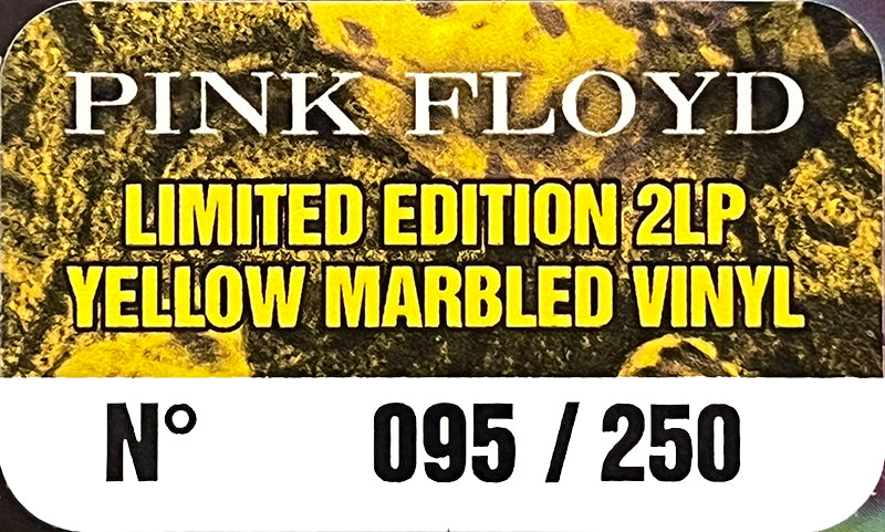 PINK FLOYD 2xLP German Warm Glow (Marbled Yellow Colour 250 Numbered Copies)